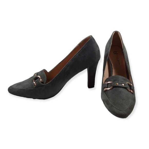 Boston Design Studio Faux Suede Pumps Size 7.5 - Picture 3 of 7